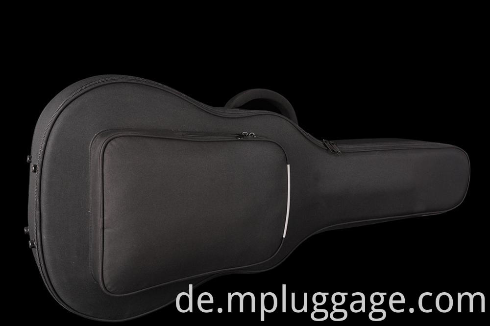 Simple Black Guitar Music Bag